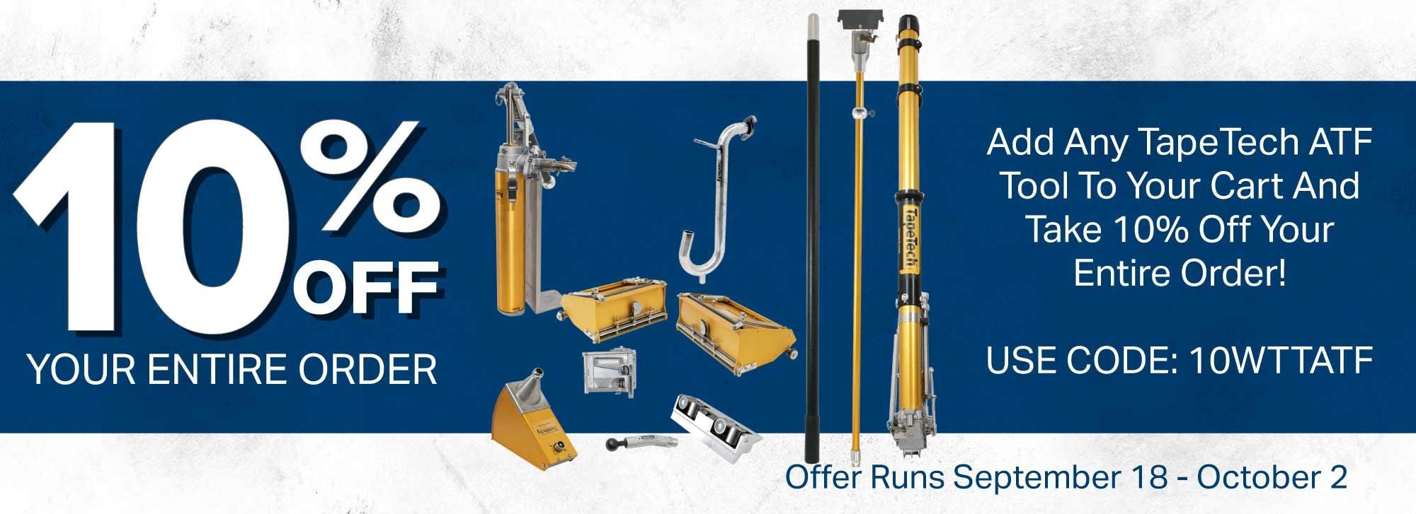 15% Off TapeTech ATF